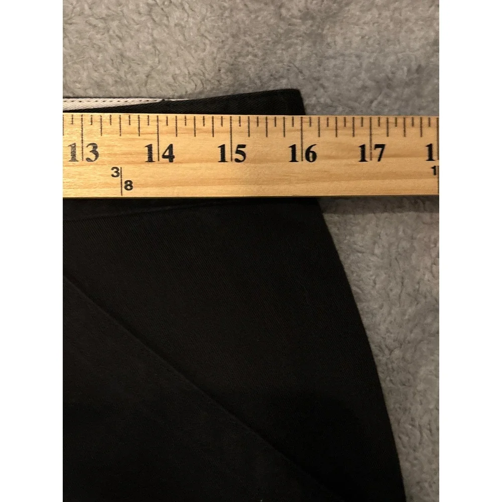 Bill Blass Jeans Womens Black Soft Touch Capri Pants Size 12 High Rise Cropped
